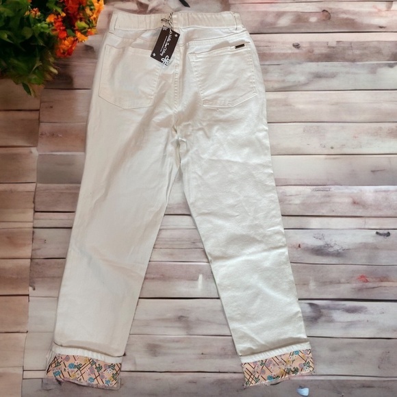 Matilda Jane 🌸 Enchanted Garden Cuff Lola Jeans size 2 - Picture 4 of 5